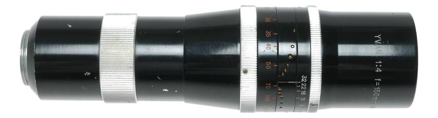 Yvar 1:4 f=150mm Bolex H16 movie camera c-mount telephoto lens