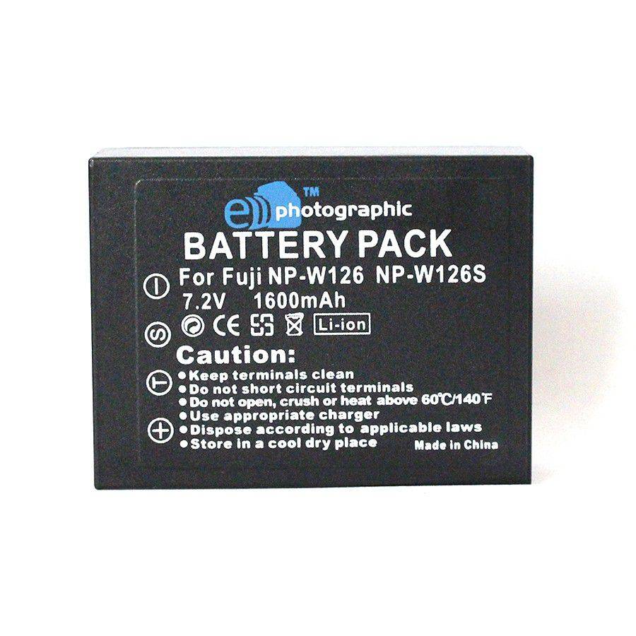 E-Photographic W126/S 1600 mAh Lithium Battery for FujiFilm