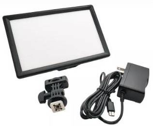 Camera Warehouse LED SL-116A LED Video Light Panel with Adjustable Colour Temperature + AC Adapter