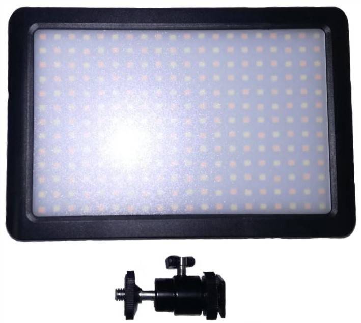 Camera Warehouse LED-260 Pro LED Video Light Panel with Adjustable Colour Temperature + Battery