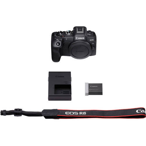 Canon EOS R8 Mirrorless Camera Body +LP-E17 Kit
