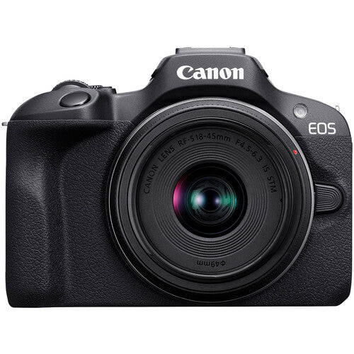 Canon EOS R100 Mirrorless Camera + RF-S 18-45mm Lens