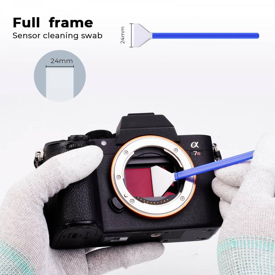 K&F Concept Pack of 10 Sensor Cleaning Swabs for Full Frame DSLR or Mirrorless Cameras SKU-1698