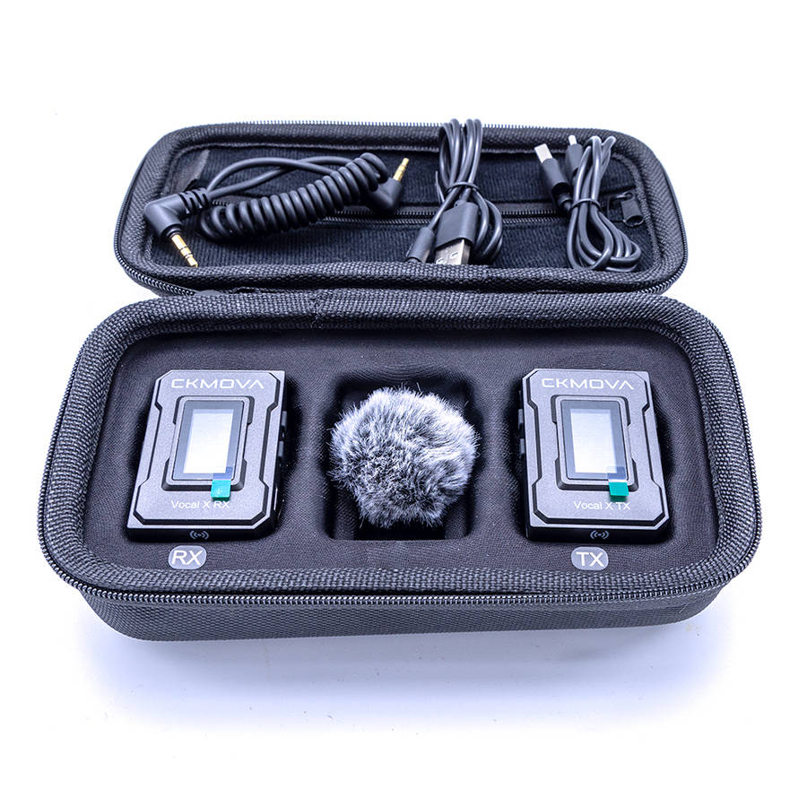 CKMOVA Dual Channel Wireless Mic System, 1 Transmitter, 1 Receiver -VOCAL-XV1