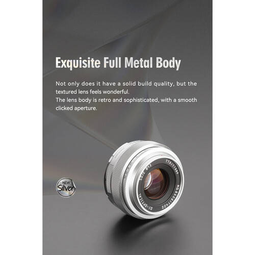 TTArtisan 50mm f/1.2 Lens for Leica L (Silver)