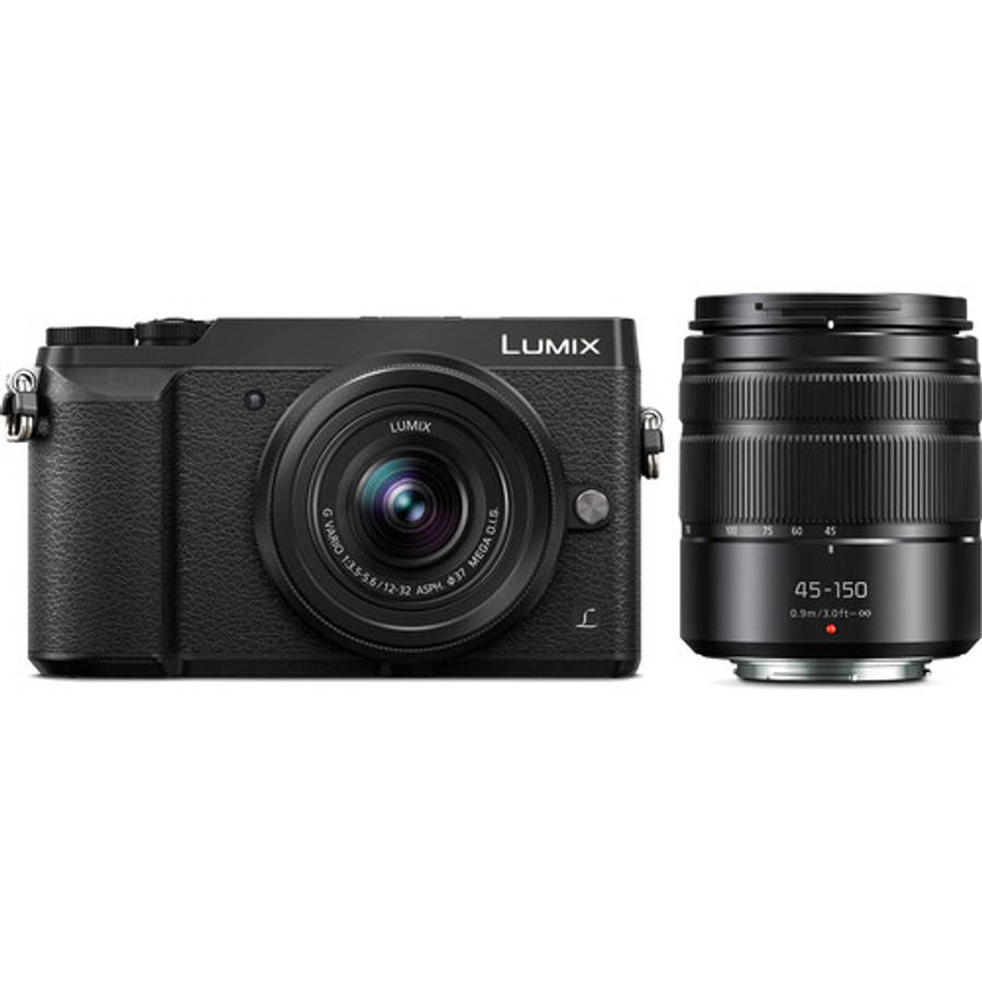 Panasonic Lumix GX85 Mirrorless Camera with 12-32mm and 45-150mm Lenses and Accessories Kit 