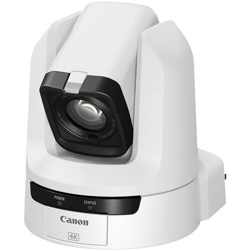 Canon CR-N100 4K NDI PTZ Camera with 20x Zoom (White)