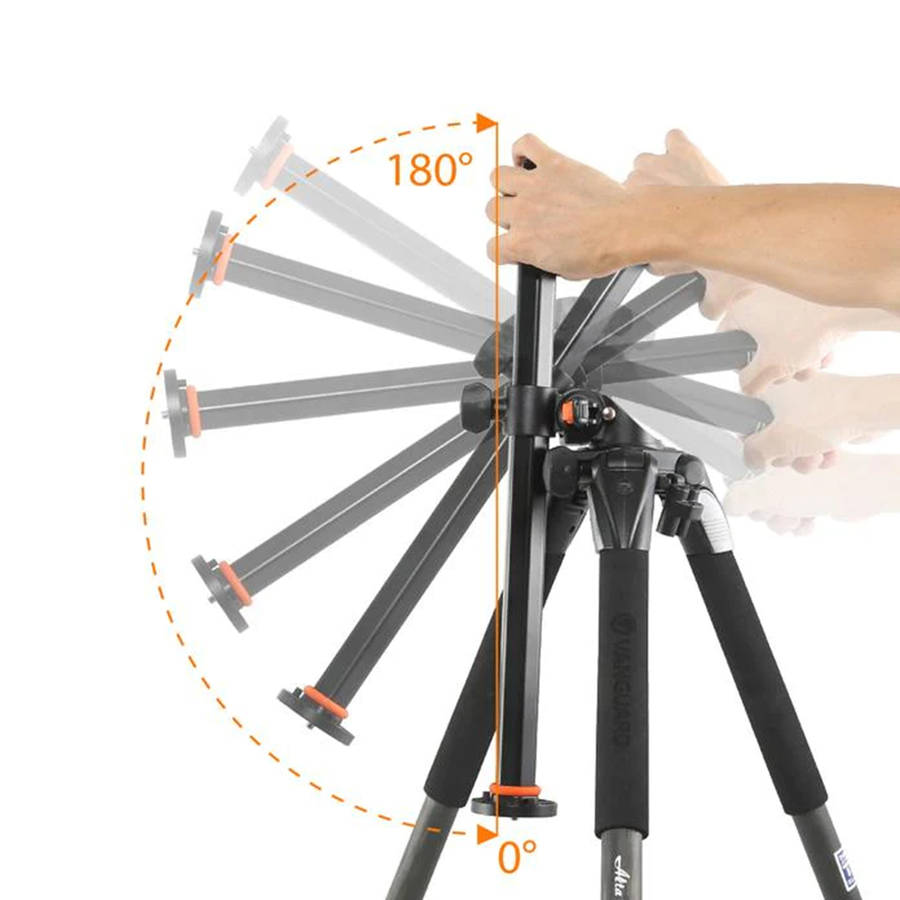Vanguard Alta PRO 263AB 100 Aluminium Tripod, Overhead Cross Arm & Ball Head