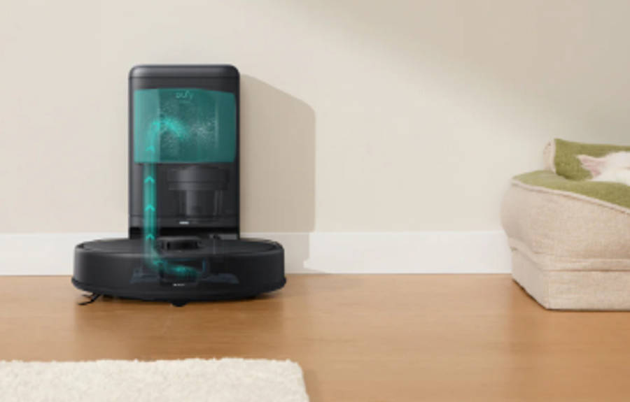 Eufy Clean X8 Pro Robotic Vacuum Cleaner and Mop with Self-Empty Station
