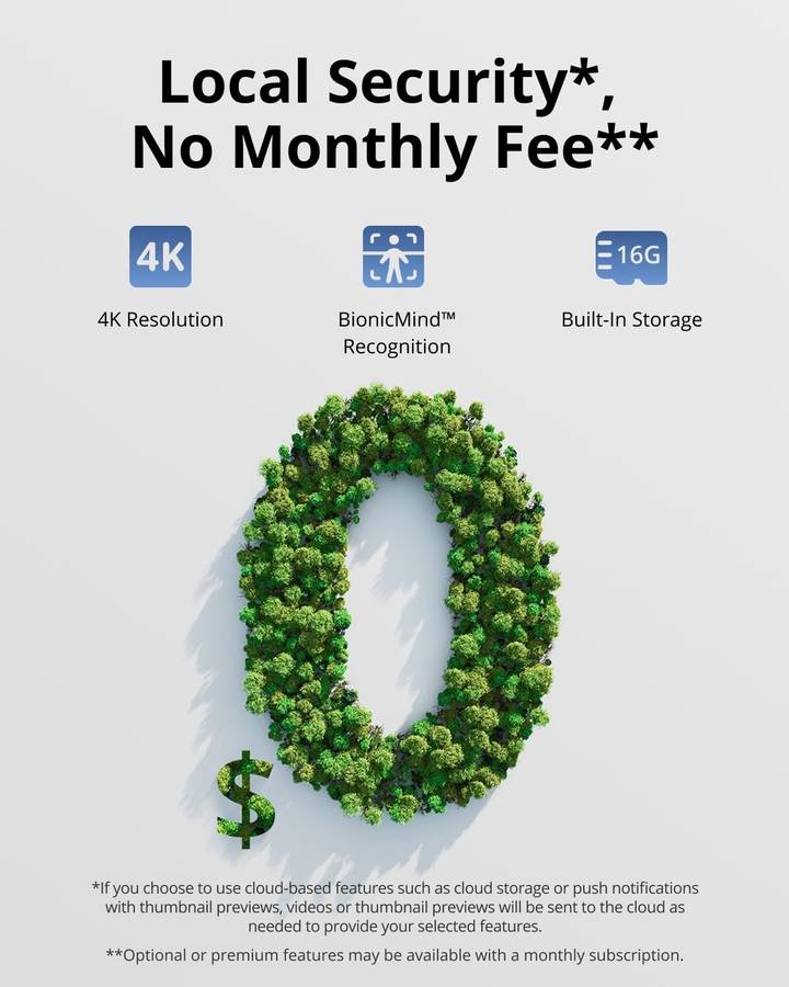 Eufy Security S330 (eufyCam 3) 4K UHD Solar Powered 4-Cam Kit