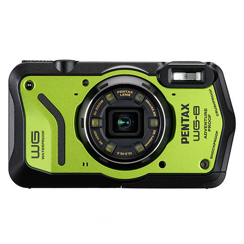 Pentax WG-8 4K Rugged Waterproof Camera (Green)