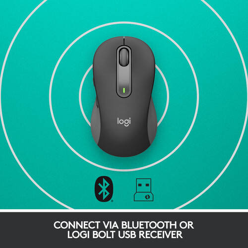 Logitech M650 Signature BT Wireless Mouse 910-006253 (Graphite)