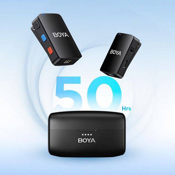 Boya BOYAMIC All-in-One 2.4GHz Wireless Microphone System with Onboard Recording