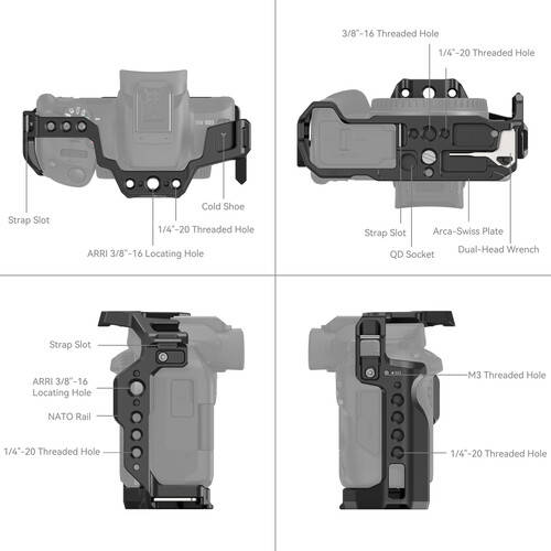 SmallRig Full Camera Cage For Canon EOS R50