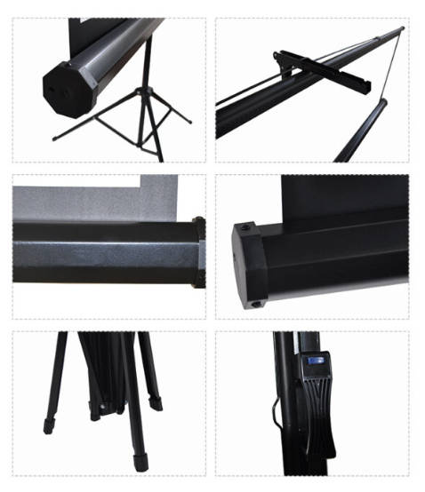 Ultra-Link Tripod Projector Screen Size 1500mm X 1500mm