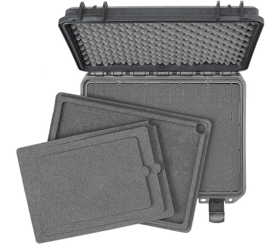 Stage Plus PRO LINE 505CAM Sahara Protective Carry Case, with Padded Dividers