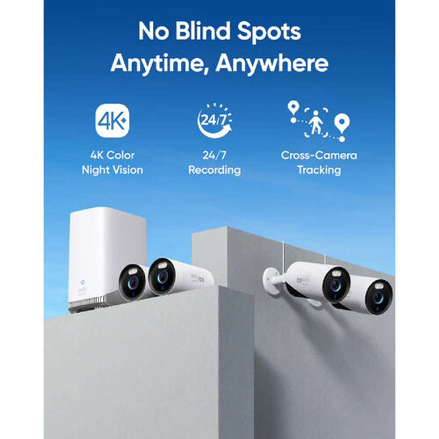 Eufy Security eufyCam E330 4K UHD Professional Add-On Wireless Security Camera