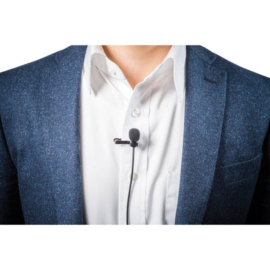 Azden i-COUSTICS EX-503i Studio Pro Lavalier Microphone for Smartphones and Tablets