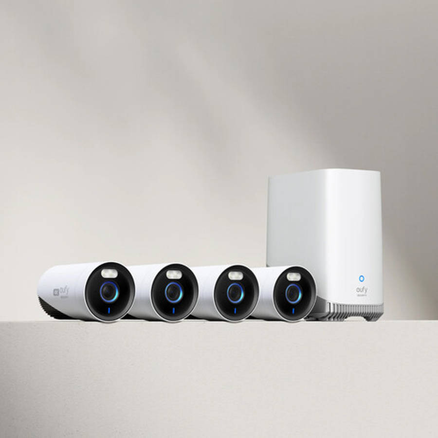 Eufy Security eufyCam E330 Professional 4K UHD Wireless Security 4-Cam Kit