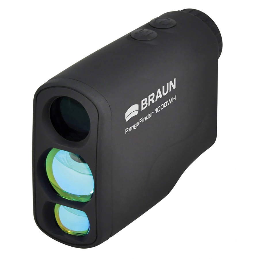 BRAUN 1000WH Laser Range Finder â 1000m Precision for Golf & Hunting