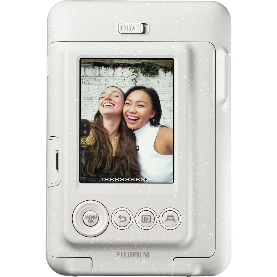 Fujifilm Instax Mini LiPlay Hybrid Film Camera (Kit3-White)