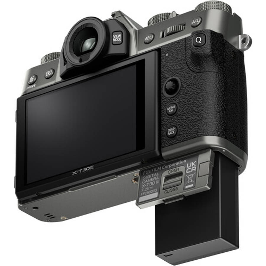FUJIFILM X-T30 III Mirrorless Camera Body (Charcoal Silver)