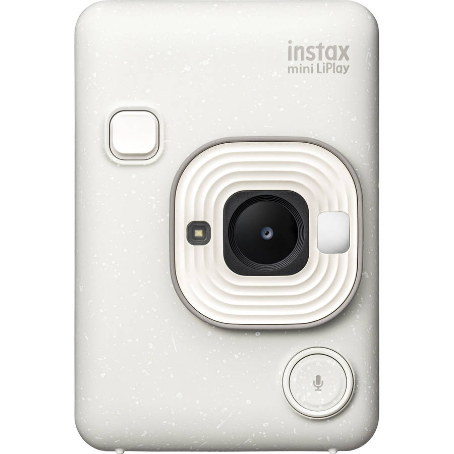 Fujifilm Instax Mini LiPlay Hybrid Film Camera (Kit3-White)