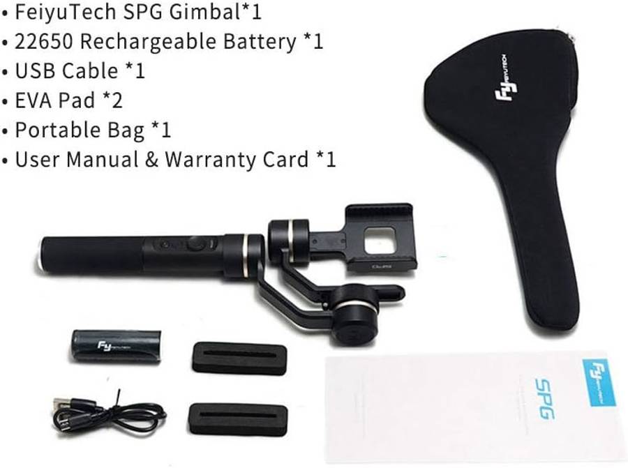 FeiyuTech FY SPG 3-Axis Gimbal for Action Cameras and Smarphones