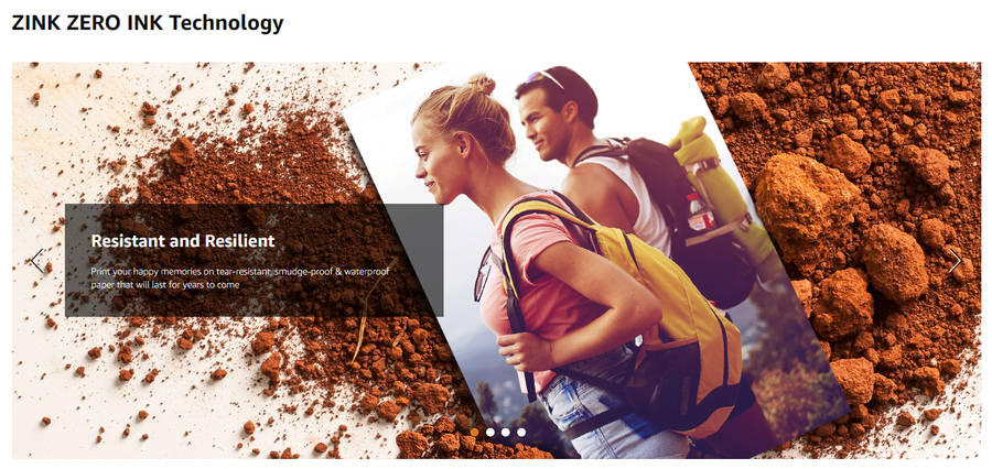 HP Sprocket 2x3" Portable Instant Smartphone Photo Printer (Black Noir)