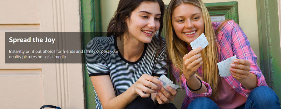 HP Sprocket 2x3" Portable Instant Smartphone Photo Printer (Black Noir)