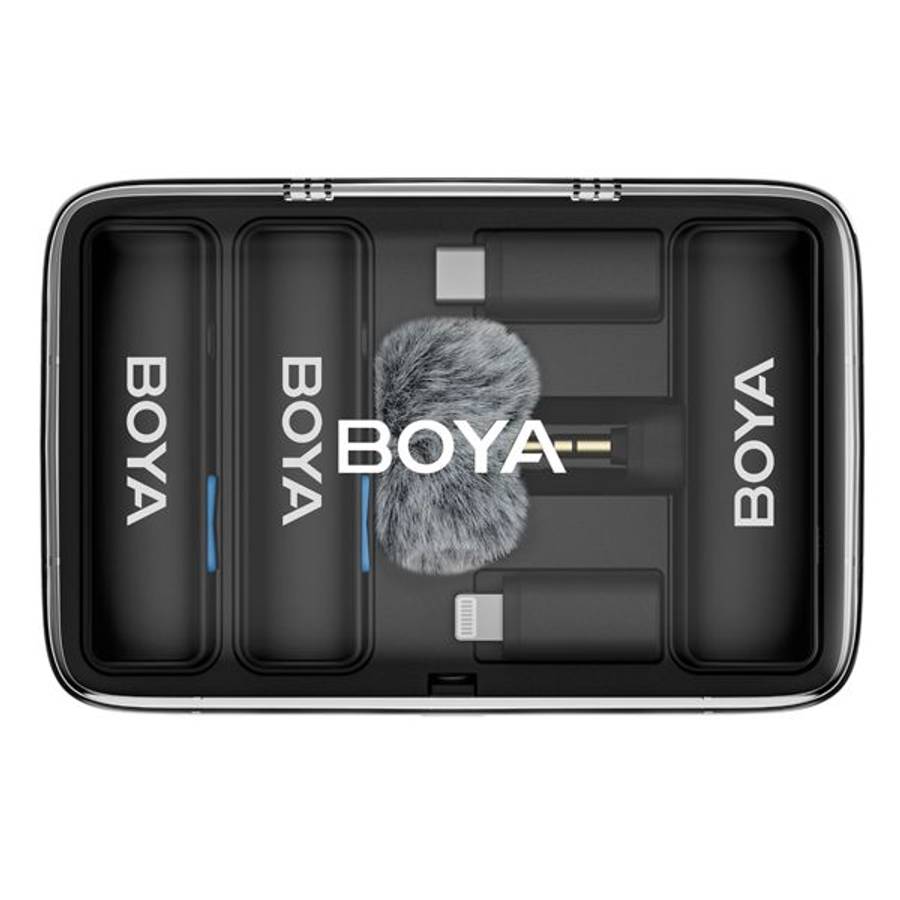 Boya BOYALINK 2 3-in-1 Compact 2.4GHz Dual-Channel Wireless Microphone System