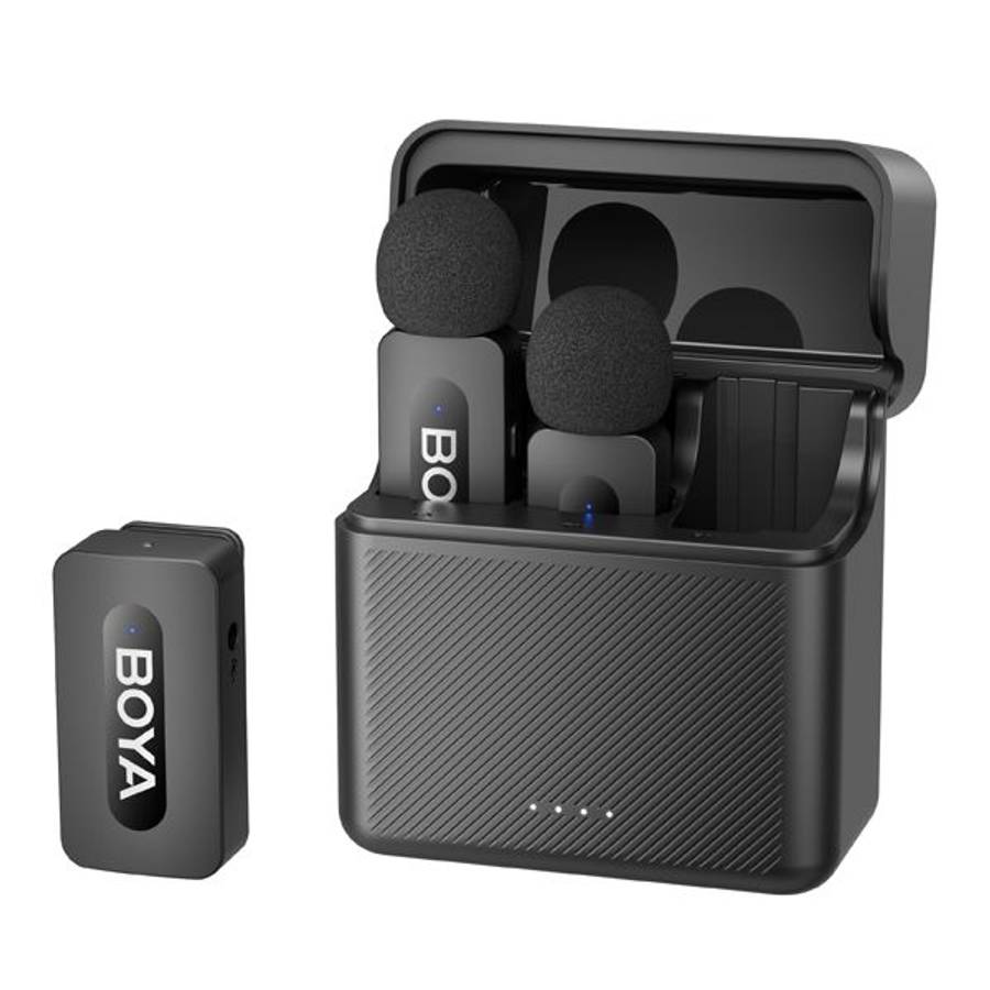 Boya BY-V35 2.4GHz Dual-Channel Wireless Microphone System for 3.5mm TRS Devices