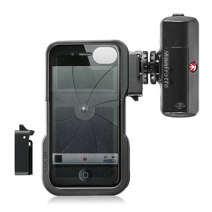 Manfrotto Klyp Case for iPhone 44S + ML120 LED Light