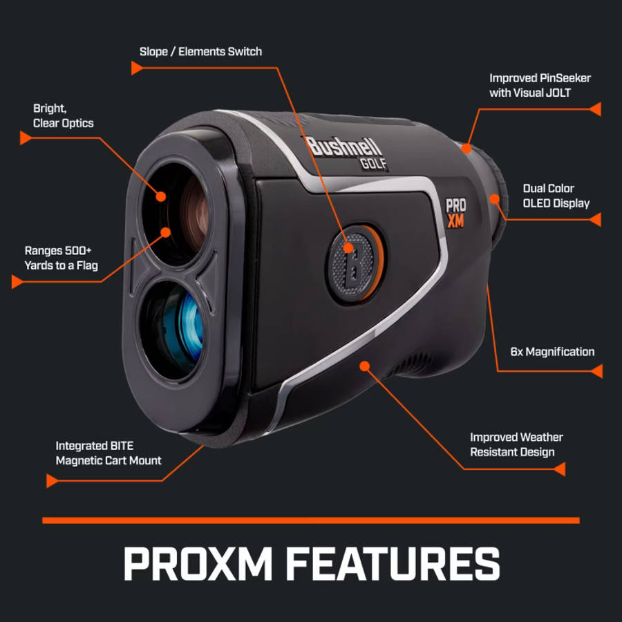 Bushnell PRO XM Golf Laser Rangefinder