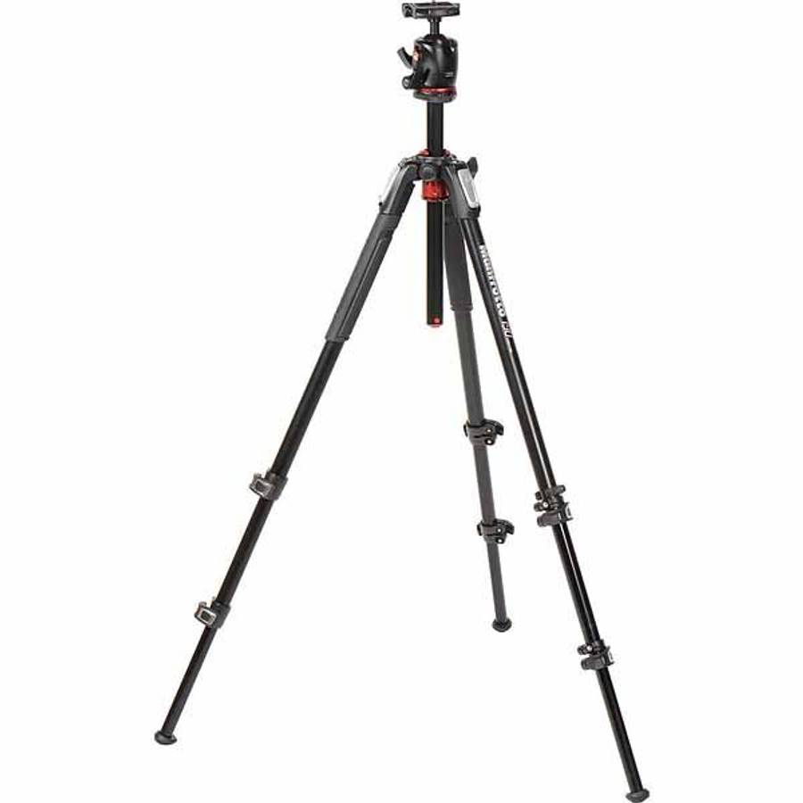 Manfrotto MK190X3-Q6T 190X Aluminium 3-Section Kit with 496 Ball Head AS