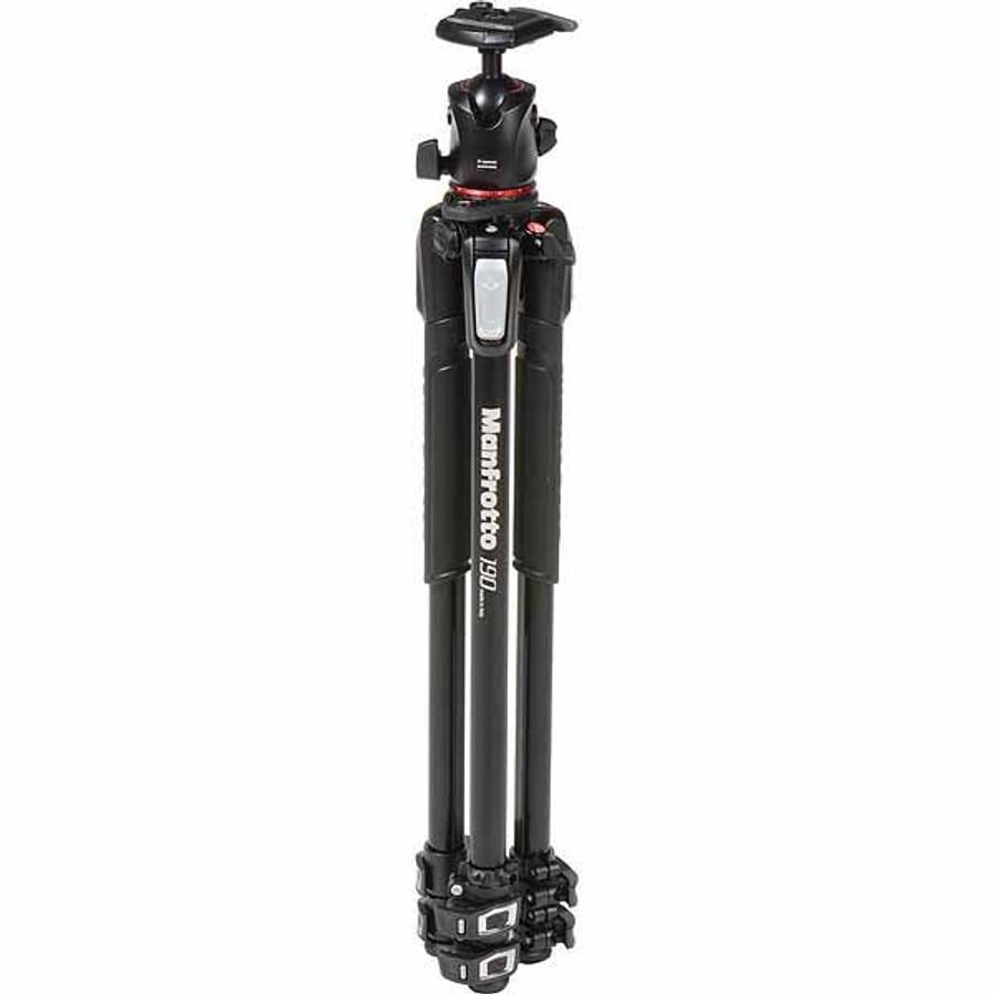 Manfrotto MK190X3-Q6T 190X Aluminium 3-Section Kit with 496 Ball Head AS
