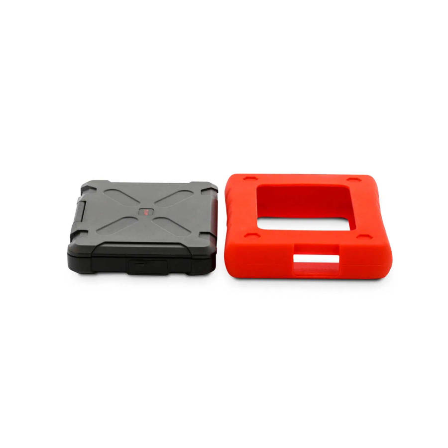 LMP 2.5" LMP DataProtector USB 3.0 Military grade 2.5" HDD, SSD enclosure - Red, Black