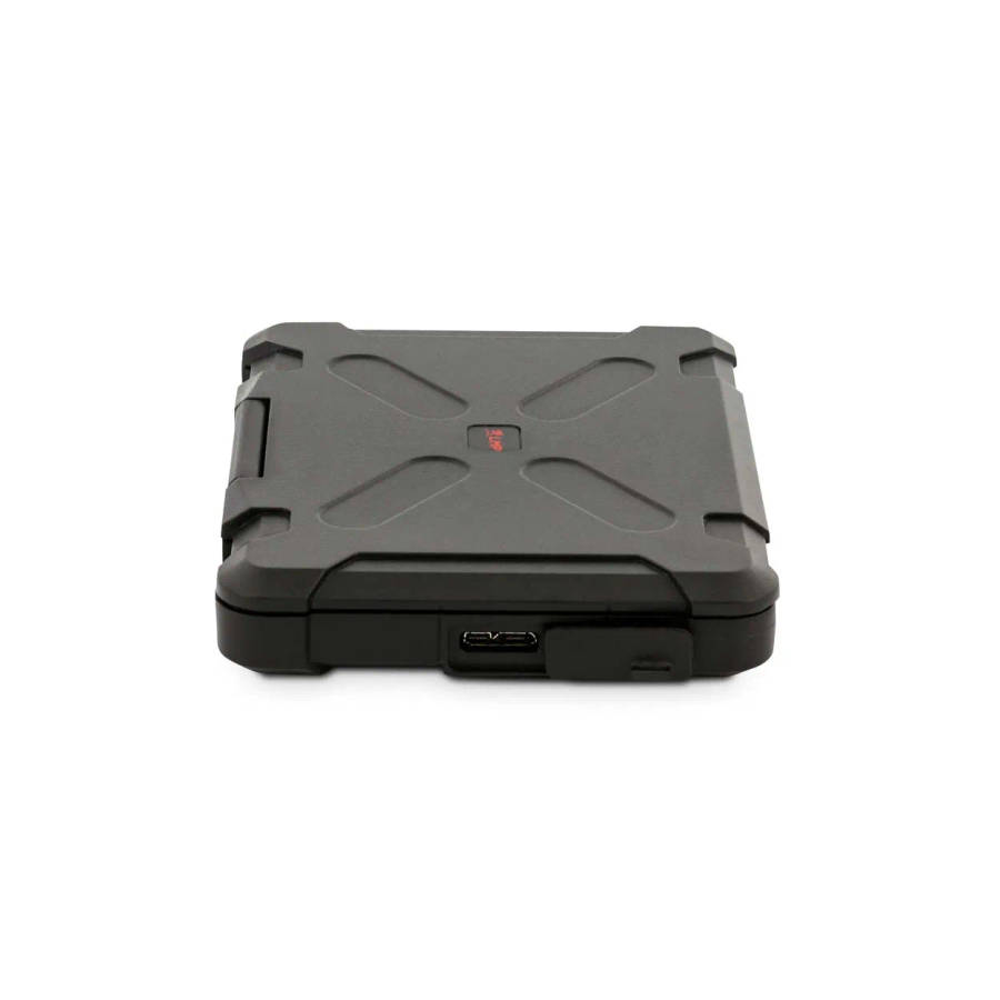 LMP 2.5" LMP DataProtector USB 3.0 Military grade 2.5" HDD, SSD enclosure - Red, Black