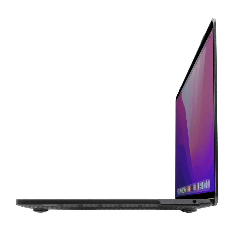 SwitchEasy Touch MacBook Protective Case for MacBook Pro 13" M2, M1, Intel (2022-2016) - Carbon B...
