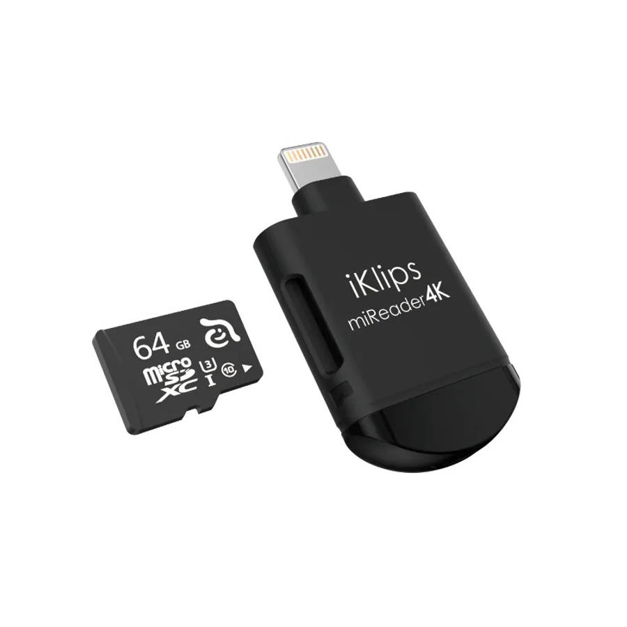 Adam Elements iKlips miREADER 4K 0GB - Black