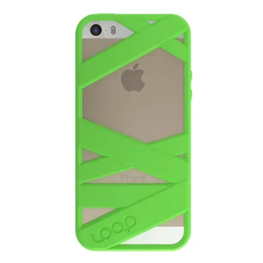 Loop Attachment Mummy iPhone 5, 5s - Neon Green