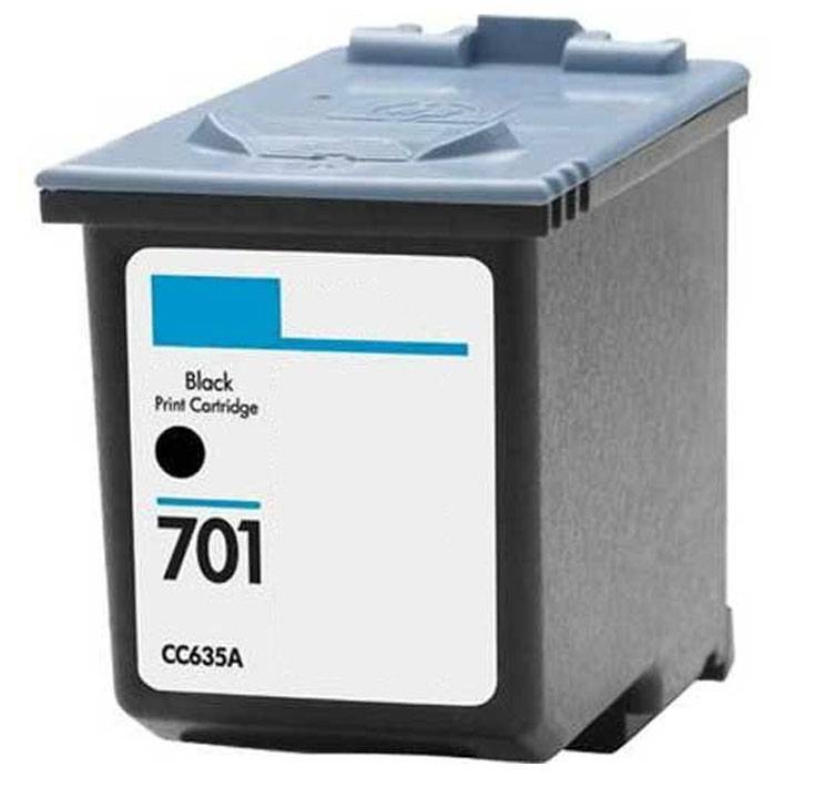Black HP 701 Compatible Ink Cartridge