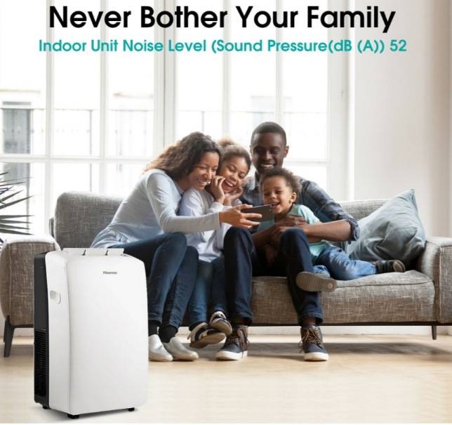 Hisense portable air conditioner 12000BTU Unit - White