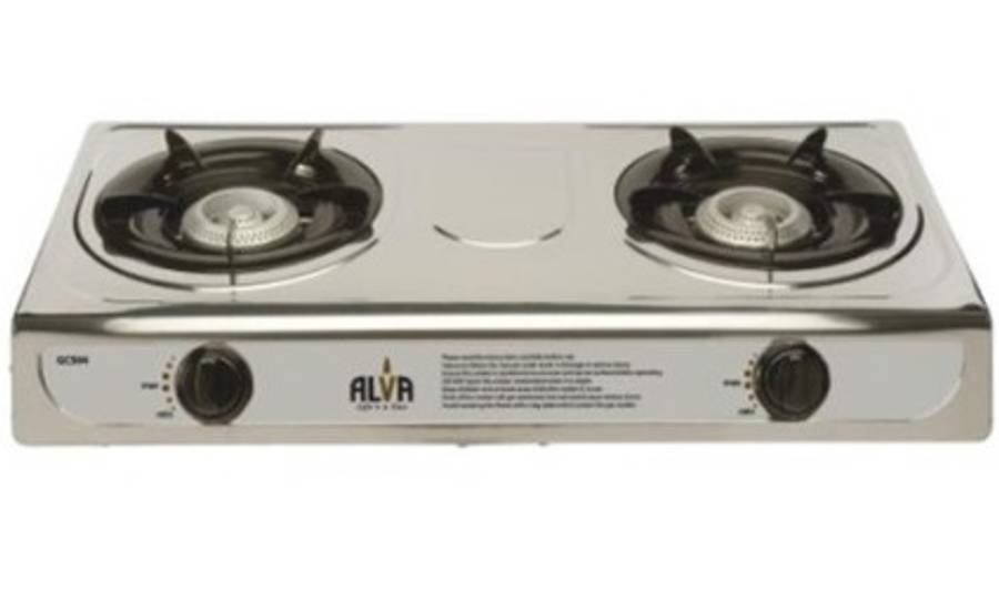 Alva 2 Plate Stainless Steel Gas Stove