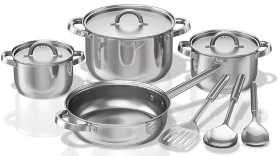 Bennet Read 10pc Cuisine Stainless Steel Pot Set