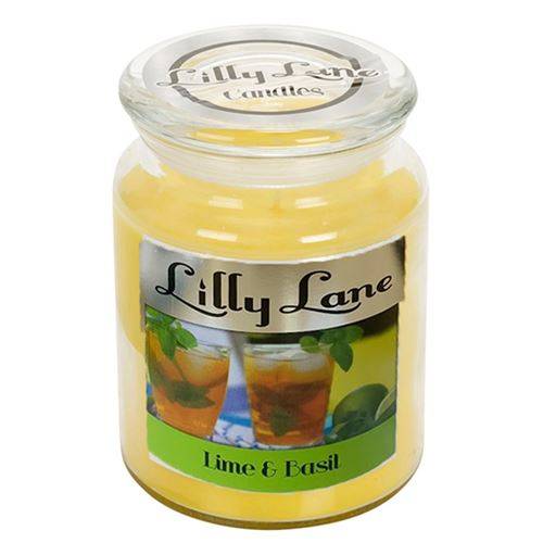 Lilly Lane Lime and Basil Infusion Scented Candle