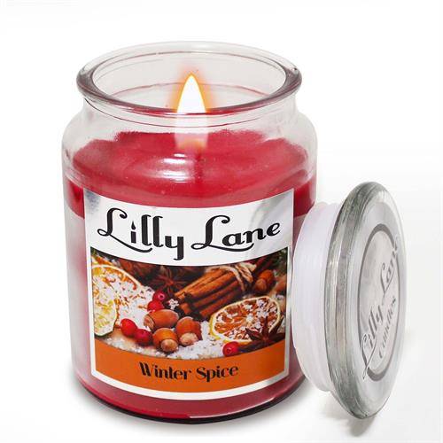 Lilly Lane Winter Spice Scented Candle Large