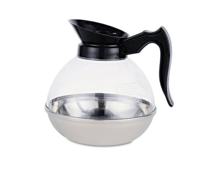 COFFEE MACHINE JUG Polycarbonate STEEL BASE NO LID - 1.8LT
