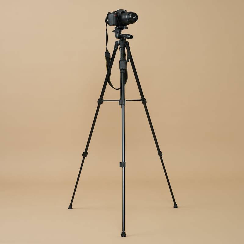 Tripod Stand with Phone Holder 3366-A Black