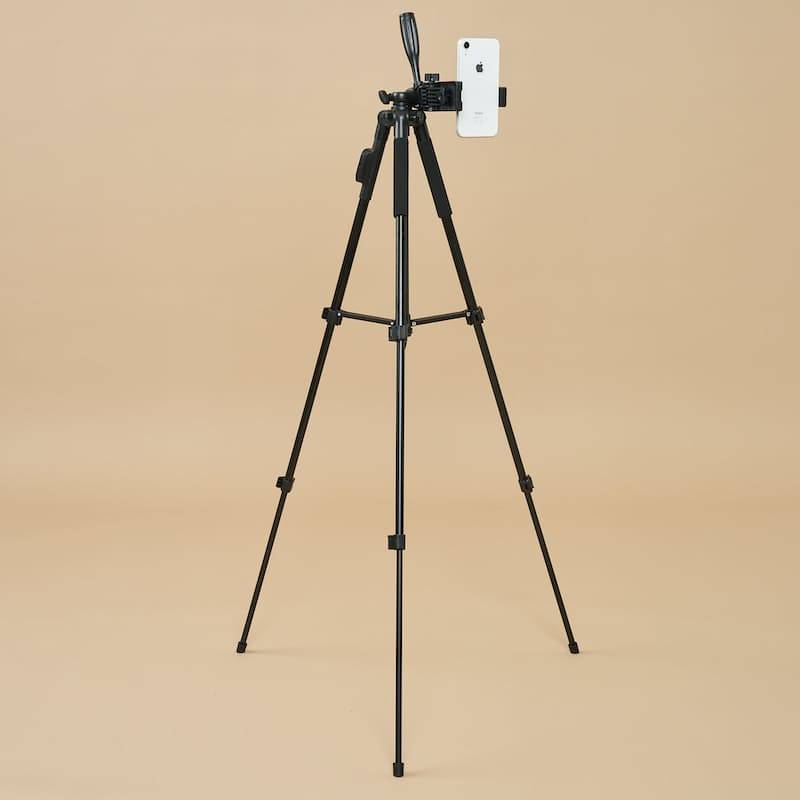 Tripod Stand with Phone Holder 3366-A Black
